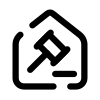 Icono de proceso legal